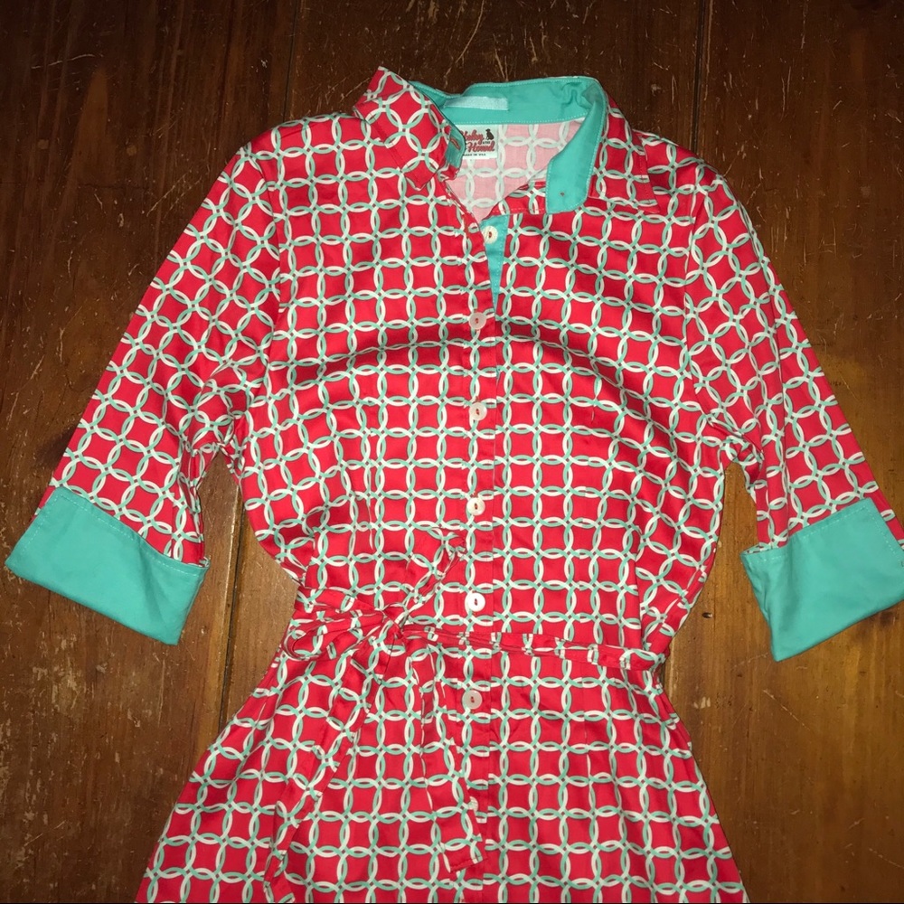 Haley and the Hound Madeline Tailored Shirtdress - Picture 4 of 13